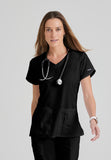 GREYS ANATOMY - F 4PKT  Classic   Cora Top  Natural Stretch
