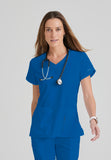 GREYS ANATOMY - F 4PKT  Classic   Cora Top  Natural Stretch