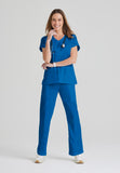 GREYS ANATOMY - F 4PKT  Classic   Cora Top  Natural Stretch
