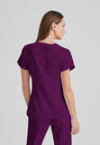 GREYS ANATOMY - F 4PKT  Classic   Cora Top  Natural Stretch