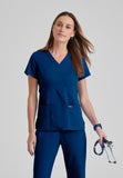 GREYS ANATOMY - F 3PKT  Slim Riley Top  Natural Stretch
