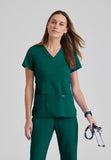 GREYS ANATOMY - F 3PKT  Slim Riley Top  Natural Stretch