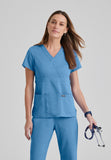 GREYS ANATOMY - F 3PKT  Slim Riley Top  Natural Stretch