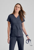GREYS ANATOMY - F 3PKT  Slim Riley Top  Natural Stretch