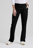 GREYS ANATOMY - F 6PKT  Classic Low Straight Mia Pant  Natural Stretch