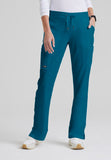 GREYS ANATOMY - F 6PKT  Classic Low Straight Mia Pant  Natural Stretch