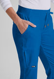 GREYS ANATOMY - F 6PKT  Classic Low Straight Mia Pant  Natural Stretch