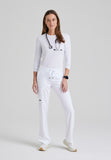 GREYS ANATOMY - F 6PKT  Classic Low Straight Mia Pant  Natural Stretch