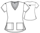 GREYS ANATOMY - F 2PKT  Classic Aubrey Top  Natural Stretch