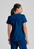 GREYS ANATOMY - F 2PKT  Classic Aubrey Top  Natural Stretch