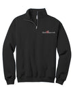 Uncle Giuseppe's Quarter Zip Black with Logo