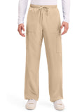 Men's Mid Rise Zip Fly Straight Leg Pant