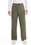 Men's Mid Rise Zip Fly Straight Leg Pant