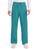 Men's Mid Rise Zip Fly Straight Leg Pant