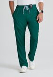 GREYS ANATOMY - M 5PKT  Classic Mid Straight Evan Pant  Natural Stretch