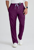 GREYS ANATOMY - M 5PKT  Classic Mid Straight Evan Pant  Natural Stretch