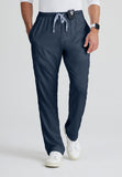 GREYS ANATOMY - M 5PKT  Classic Mid Straight Evan Pant  Natural Stretch