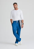GREYS ANATOMY - M 5PKT  Classic Mid Straight Evan Pant  Natural Stretch