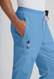 GREYS ANATOMY - M 5PKT  Classic Mid Straight Evan Pant  Natural Stretch