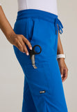 GREYS ANATOMY - F 6PKT  Classic Mid Jogger Finley Jogger  Natural Stretch