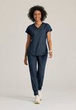 GREYS ANATOMY - F 6PKT  Classic Mid Jogger Finley Jogger  Natural Stretch