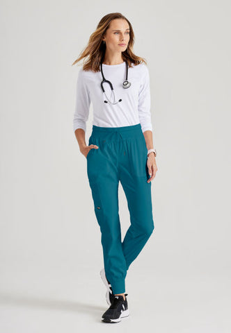 GREYS ANATOMY STRETCH - F 7PKT  Classic Mid Jogger Carly Jogger  Spandex