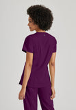 GREYS ANATOMY STRETCH - F 3PKT  Classic Kim Top  Spandex