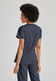 GREYS ANATOMY STRETCH - F 3PKT  Classic Kim Top  Spandex