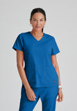 GREYS ANATOMY STRETCH - F 4PKT  Classic Emma Top  Spandex