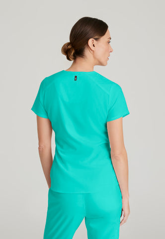 GREYS ANATOMY STRETCH - F 4PKT  Classic Emma Top  Spandex
