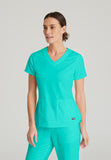 GREYS ANATOMY STRETCH - F 4PKT  Classic Emma Top  Spandex