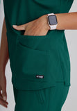 GREYS ANATOMY STRETCH - F 4PKT  Classic Emma Top  Spandex