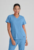 GREYS ANATOMY STRETCH - F 4PKT  Classic Emma Top  Spandex