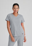 GREYS ANATOMY STRETCH - F 4PKT  Classic Emma Top  Spandex