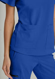 GREYS ANATOMY STRETCH - F 4PKT  Classic Emma Top  Spandex