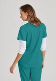GREYS ANATOMY STRETCH - F 4PKT  Classic Emma Top  Spandex