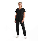 GREYS ANATOMY STRETCH - F 3PKT  Relaxed Serena Top  Spandex