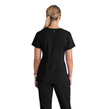 GREYS ANATOMY STRETCH - F 3PKT  Relaxed Serena Top  Spandex