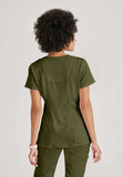 GREYS ANATOMY STRETCH - F 3PKT  Relaxed Serena Top  Spandex