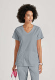 GREYS ANATOMY STRETCH - F 3PKT  Relaxed Serena Top  Spandex