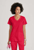 GREYS ANATOMY STRETCH - F 3PKT  Relaxed Serena Top  Spandex