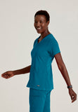 GREYS ANATOMY STRETCH - F 3PKT  Relaxed Serena Top  Spandex