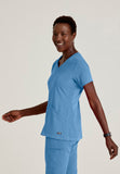 GREYS ANATOMY STRETCH - F 3PKT  Relaxed Serena Top  Spandex