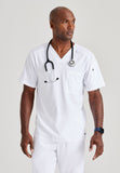 GREYS ANATOMY STRETCH - M 2PKT  Classic Murphy Top  Spandex