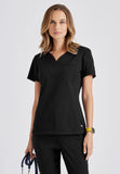 GREYS ANATOMY STRETCH - F 2PKT  Classic   Capri Tuck-in Top  Spandex