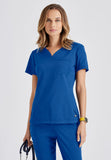 GREYS ANATOMY STRETCH - F 2PKT  Classic   Capri Tuck-in Top  Spandex
