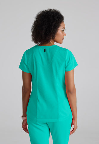 GREYS ANATOMY STRETCH - F 2PKT  Classic   Capri Tuck-in Top  Spandex