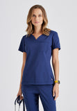 GREYS ANATOMY STRETCH - F 2PKT  Classic   Capri Tuck-in Top  Spandex