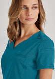 GREYS ANATOMY STRETCH - F 2PKT  Classic   Capri Tuck-in Top  Spandex