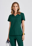 GREYS ANATOMY STRETCH - F 2PKT  Classic   Capri Tuck-in Top  Spandex